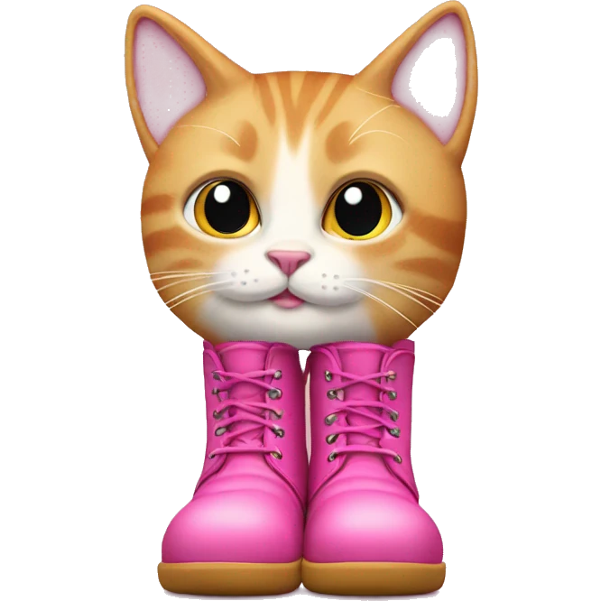 puss in pink boots emoji