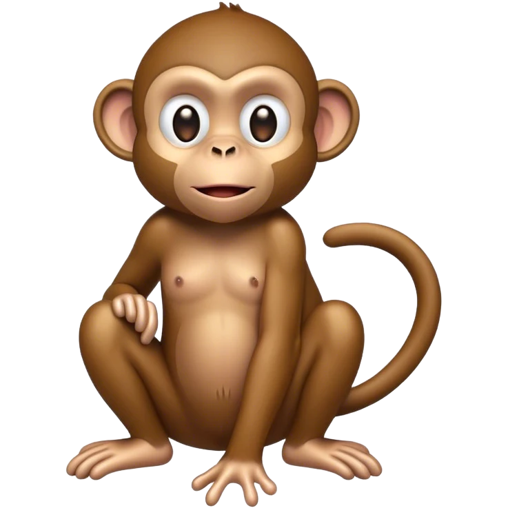 Monkey pooping emoji