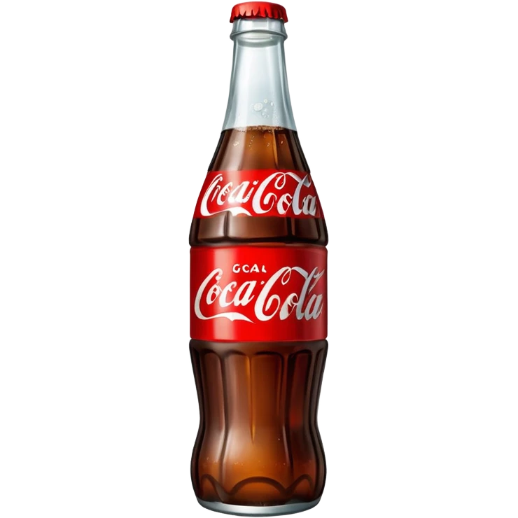 Una botellas de cocacolo emoji