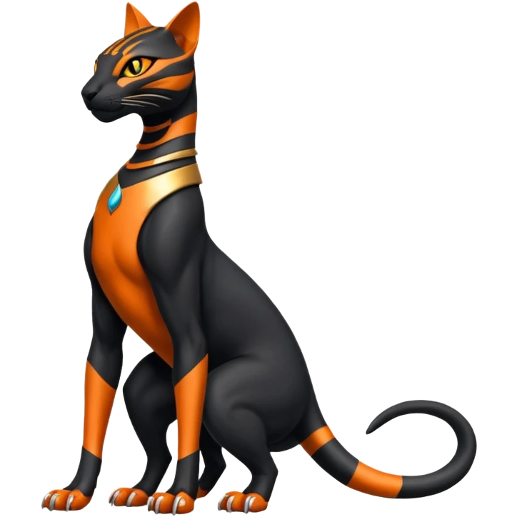 Salandit-Bastet-Fakémon-hybrid-creature (full body)  emoji