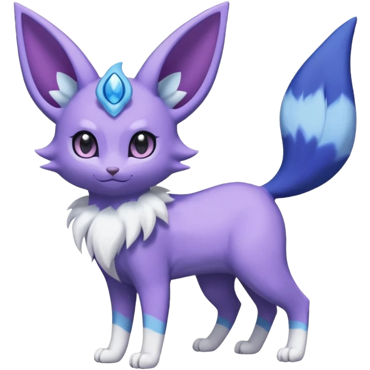 Purloin-Espeon-Meowstic-Fakémon-hybrid-creature (full body)  emoji