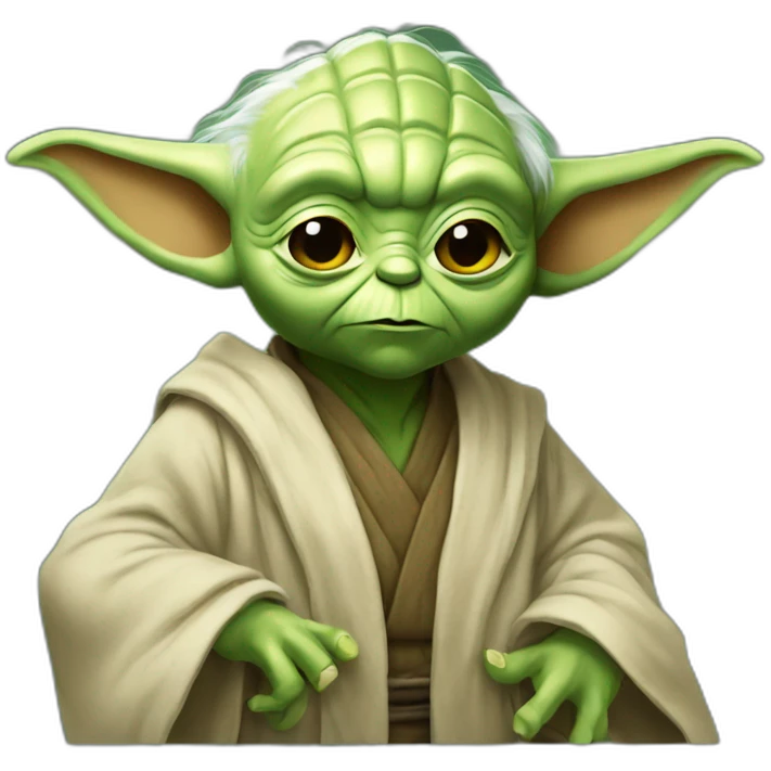 YODA qui boit emoji