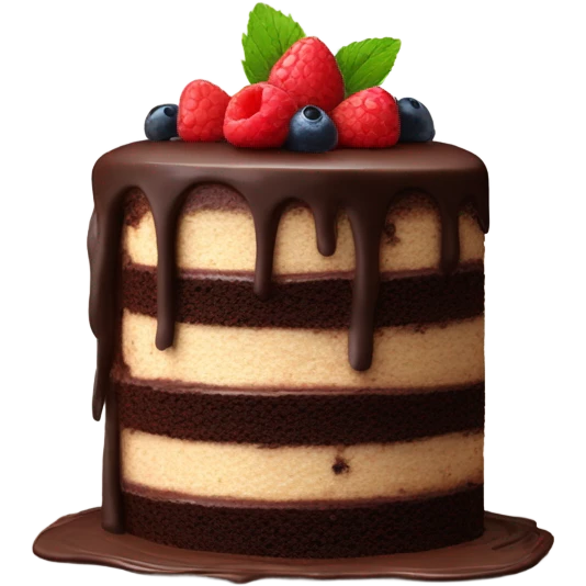 chocolate cake emoji