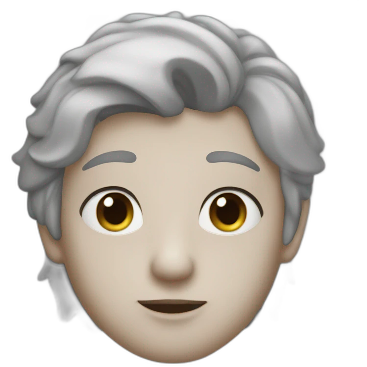 Cœur gris emoji
