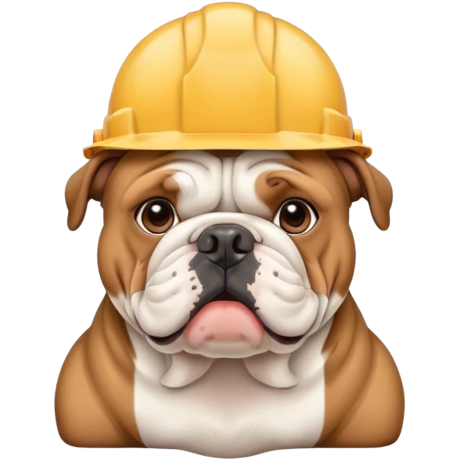 bulldog inglés ingeniero emoji