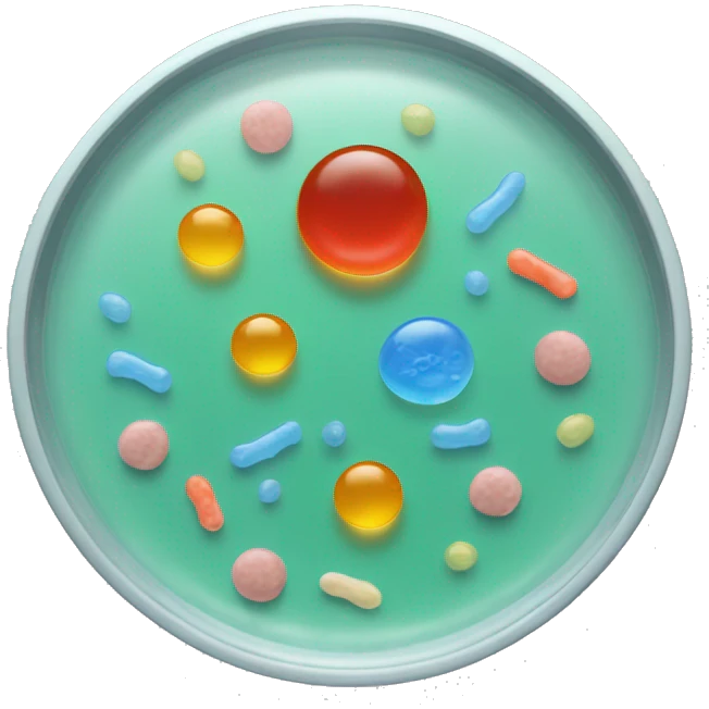 petri dish on a table emoji