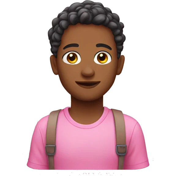 Pink  emoji