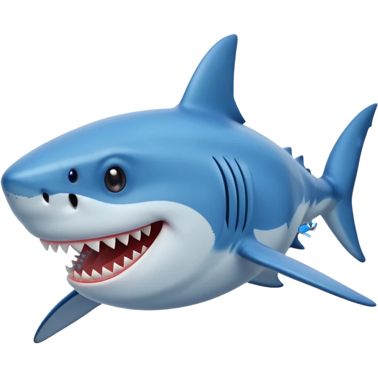 SHARK HAPPY FACE POV emoji