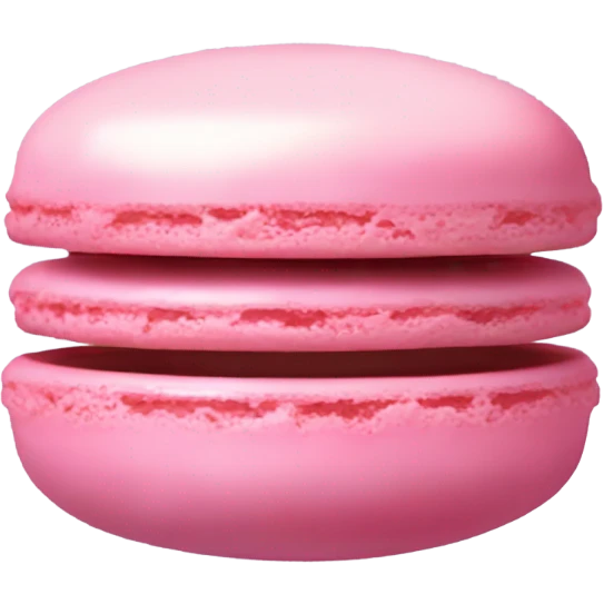 Pink macaron emoji