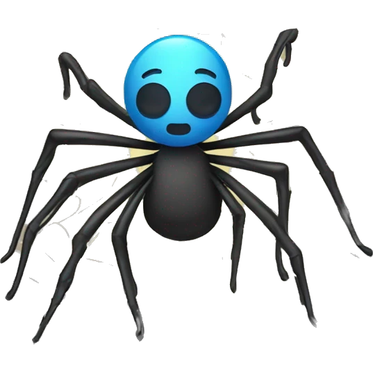 spider making webs emoji