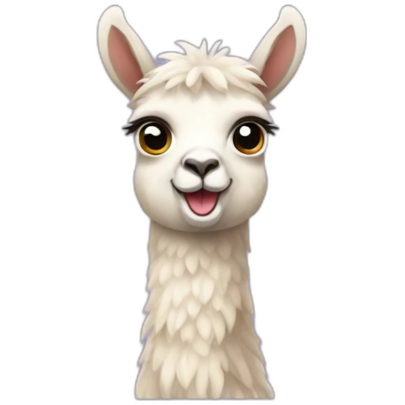 baby llama emoji
