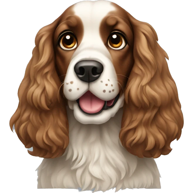 Dog spaniel  emoji