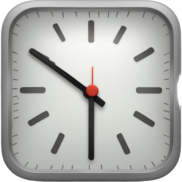 iPhone clock showing 11:11 emoji