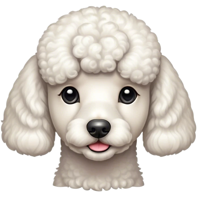 Poodle emoji