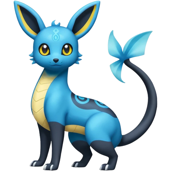 Amaura-Dragonair-Umbreon-Pokémon (full body) emoji