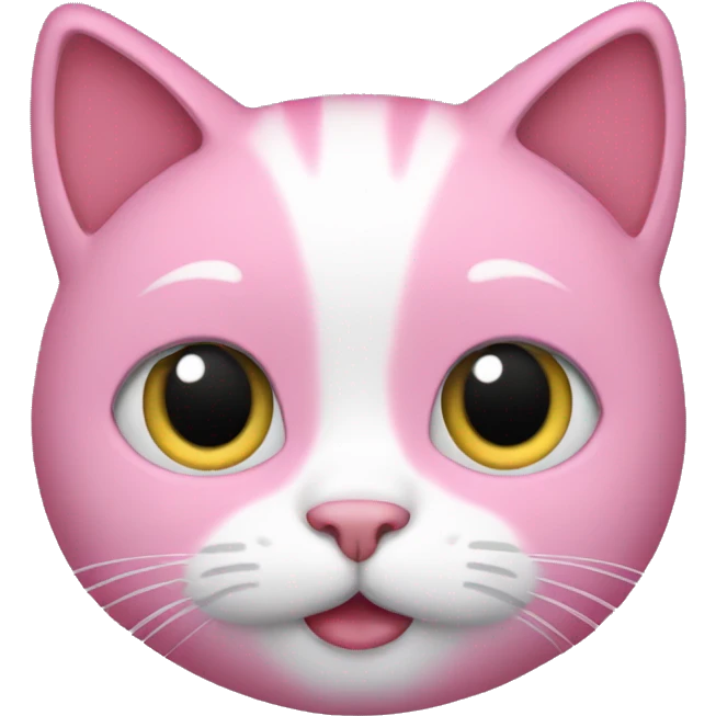 Pink cat emoji
