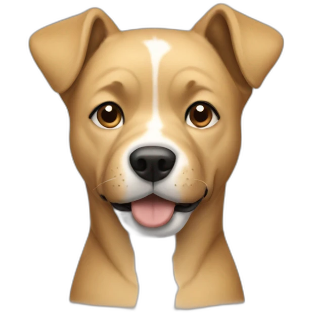 a dog with a blond haircut emoji