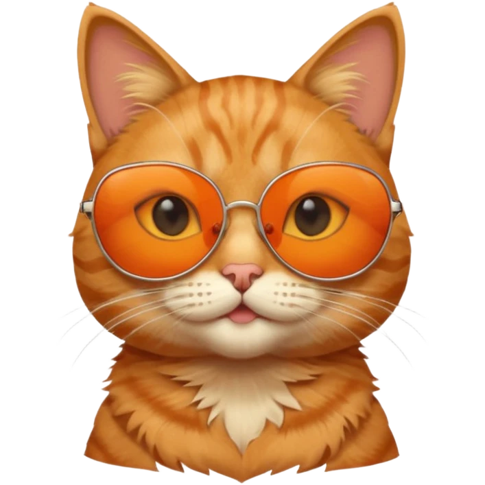 Cat wearing sunglasses emoji