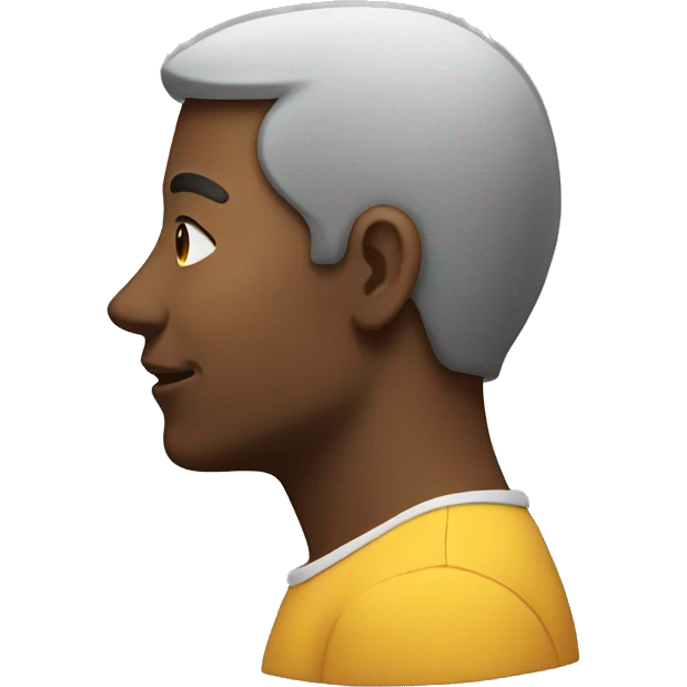 face in profile emoji