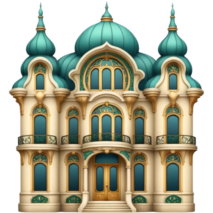 art nouveau architecture emoji
