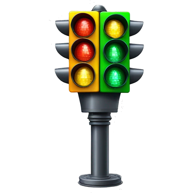 traffic light robot octopus joystick emoji