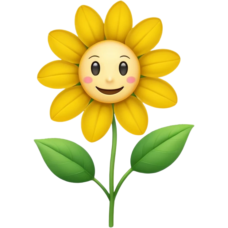 make flowey from undertale emoji