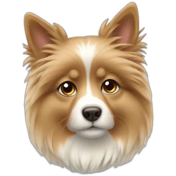 silky coat type  emoji