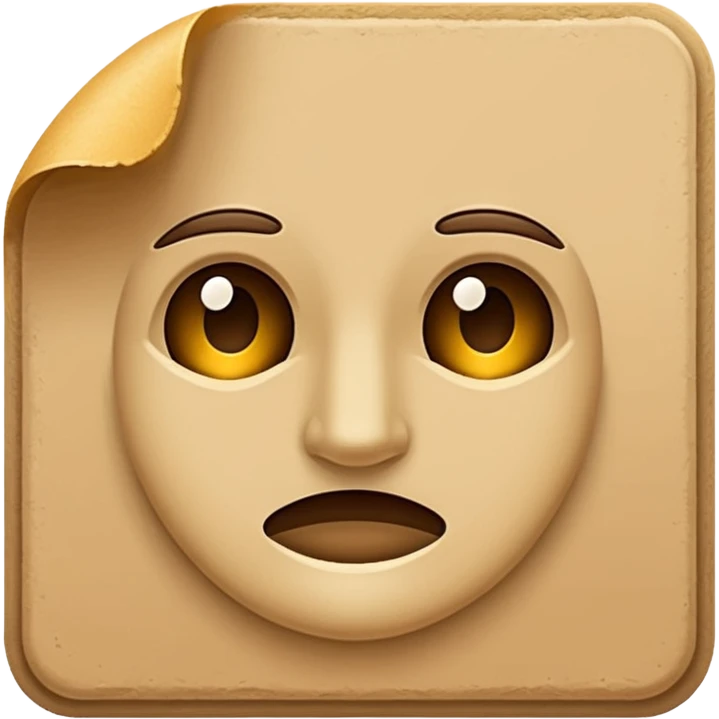 sand paper emoji