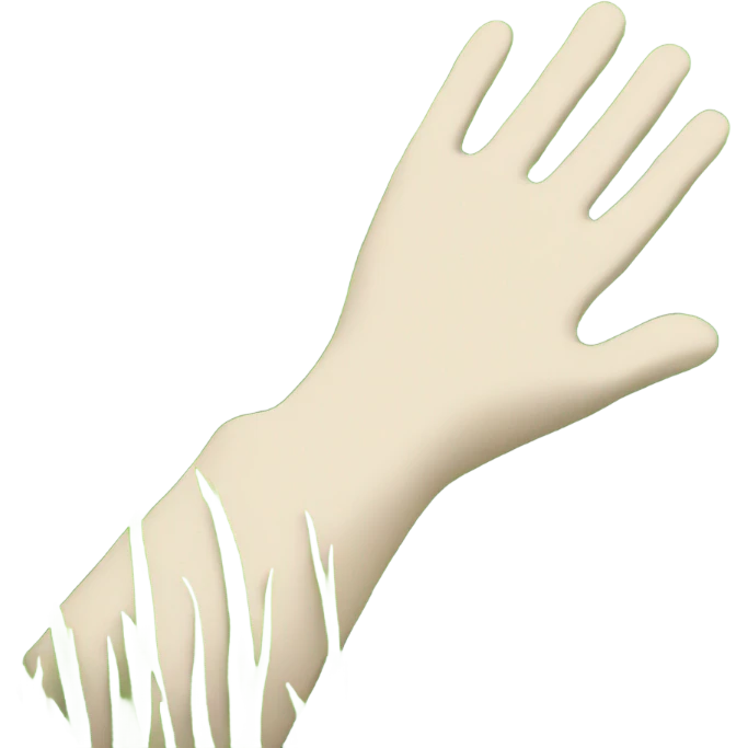 hand touching grass emoji
