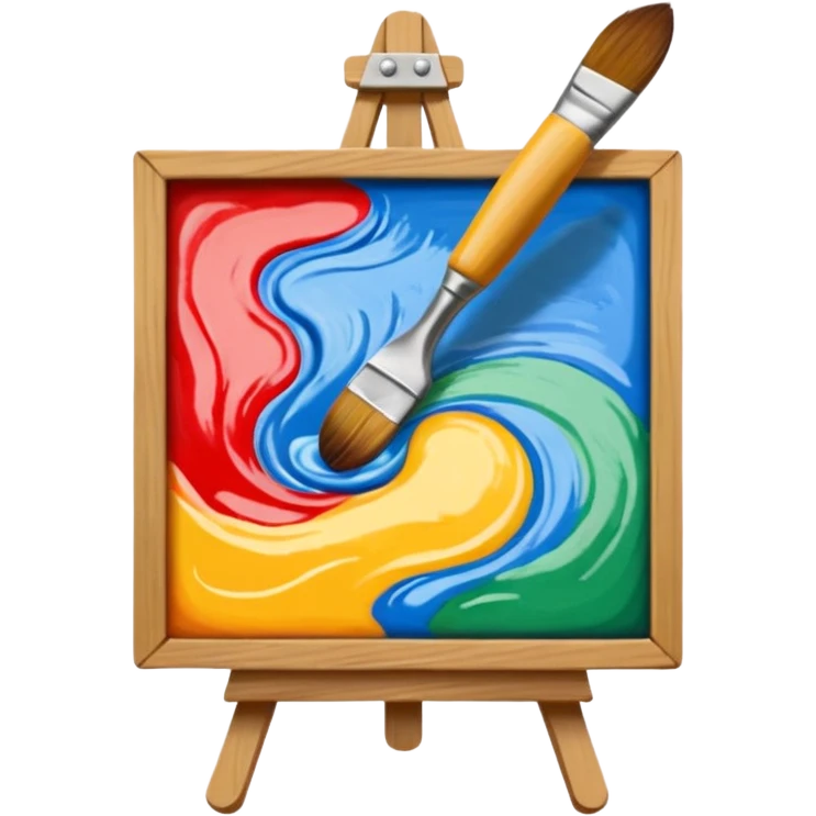 Canvas mid-painting (broad strokes) emoji