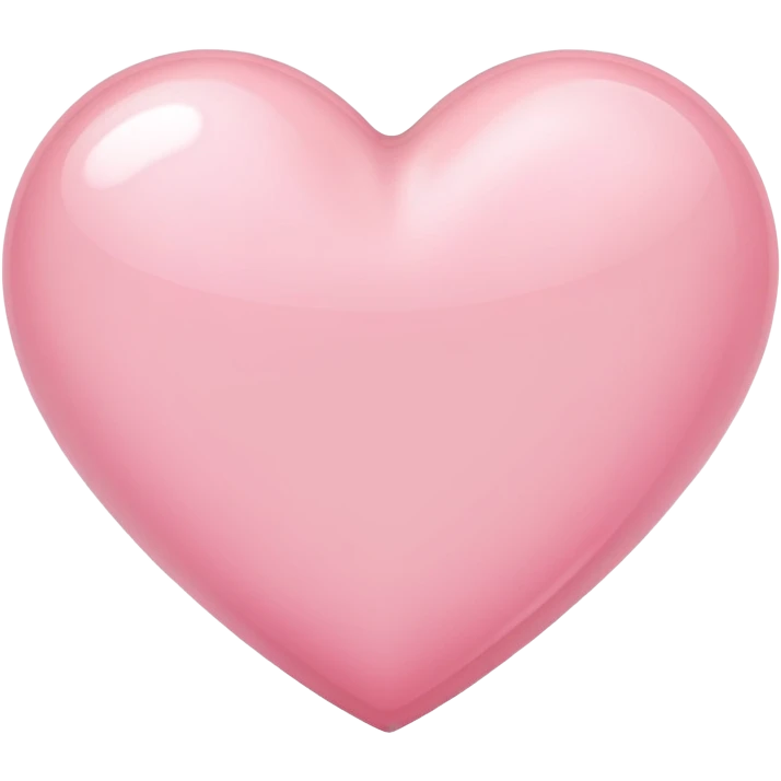 Light pink heart emoji emoji
