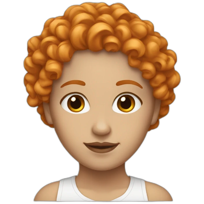 curly-orange-haired-white-girl-eyebrows emoji