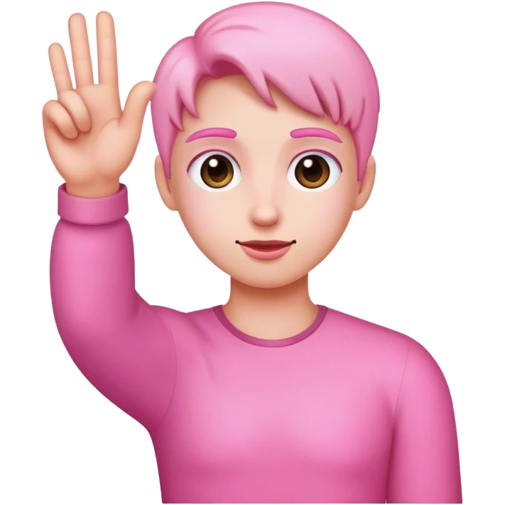 Pinky swear emoji
