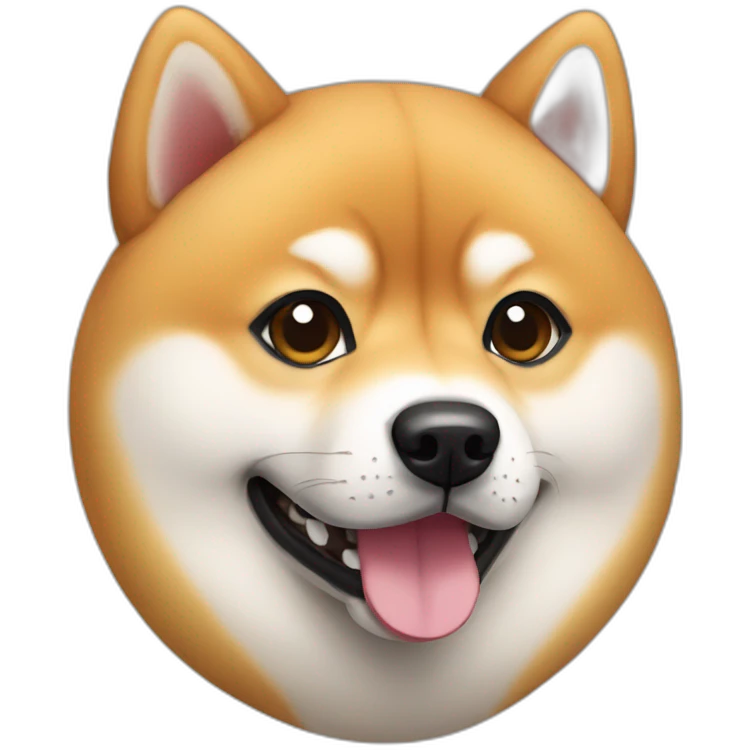 round Shiba Inu emoji
