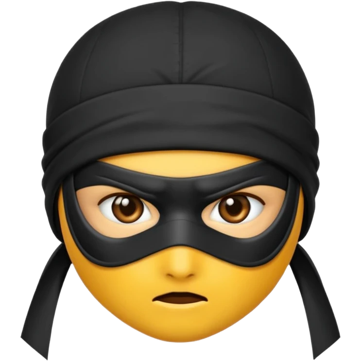 Hazme un emoji de ninja enojado emoji