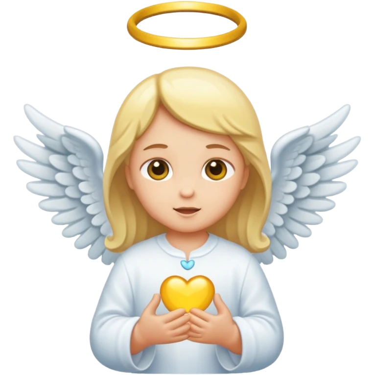 Angel baby emoji
