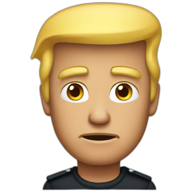 donald-trump-arrested emoji