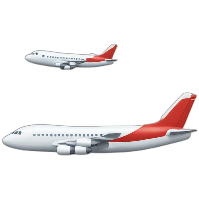 Avion et tours emoji