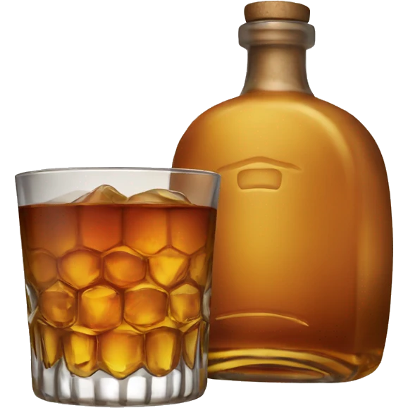 a botle whisky emoji