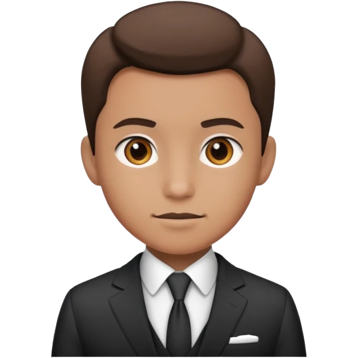 a liittle tired and frustrated entepreneur (only his face). with suit and only a little bit emotional face. young entepreneurs with various suits, but in classic colours. various hair. one person per one emoji. give me a few options. not so tired, more like normal face. not too irritated. emoji