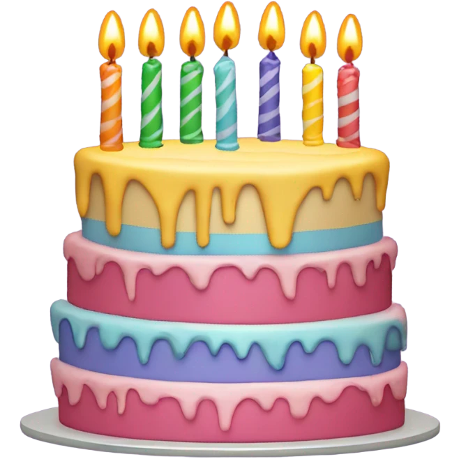 Birthday cake emoji