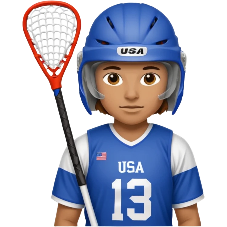 usa lacrosse player emoji