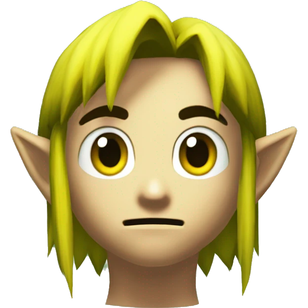 Link of the legend of zelda majoras mask emoji