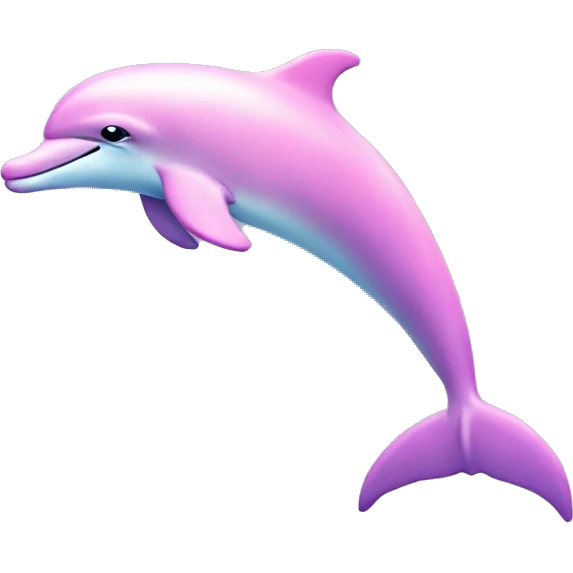 Pastel-pink-colors-dolphin emoji