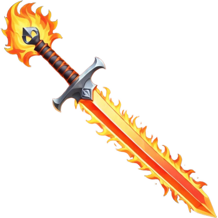 sword of flames emoji