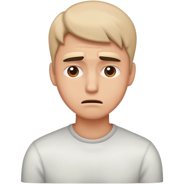 Shaking head disappointed  emoji