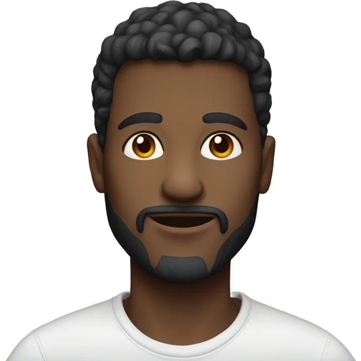 casual portrait of stylish male emoji