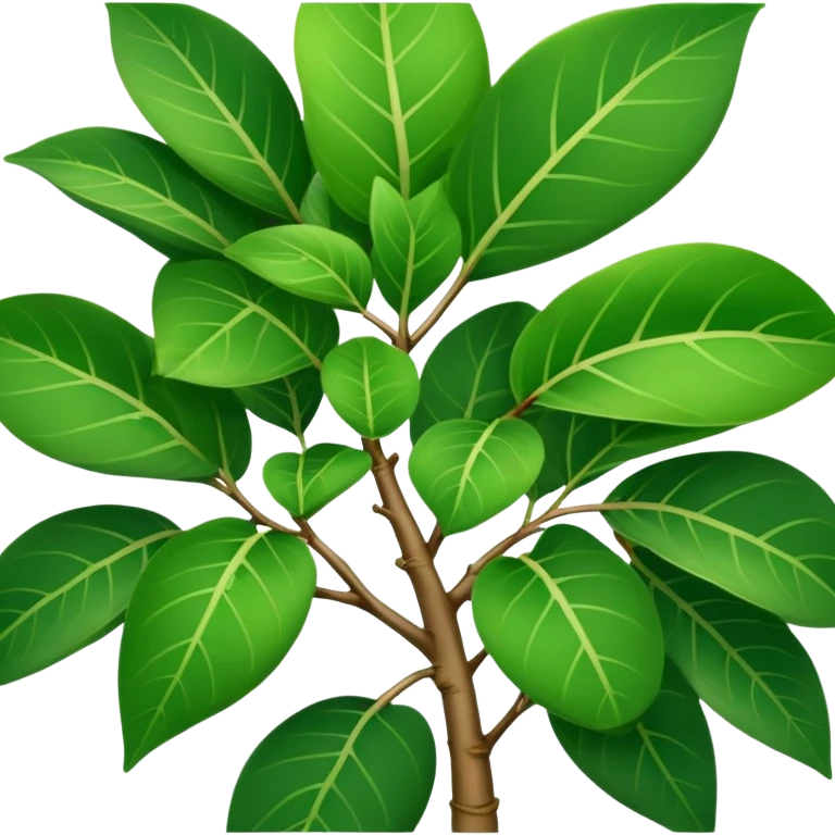 Ficus plant emoji