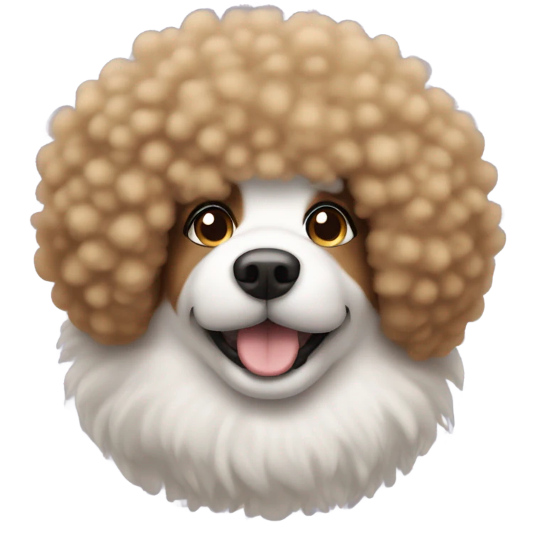 Dog with Afro  emoji