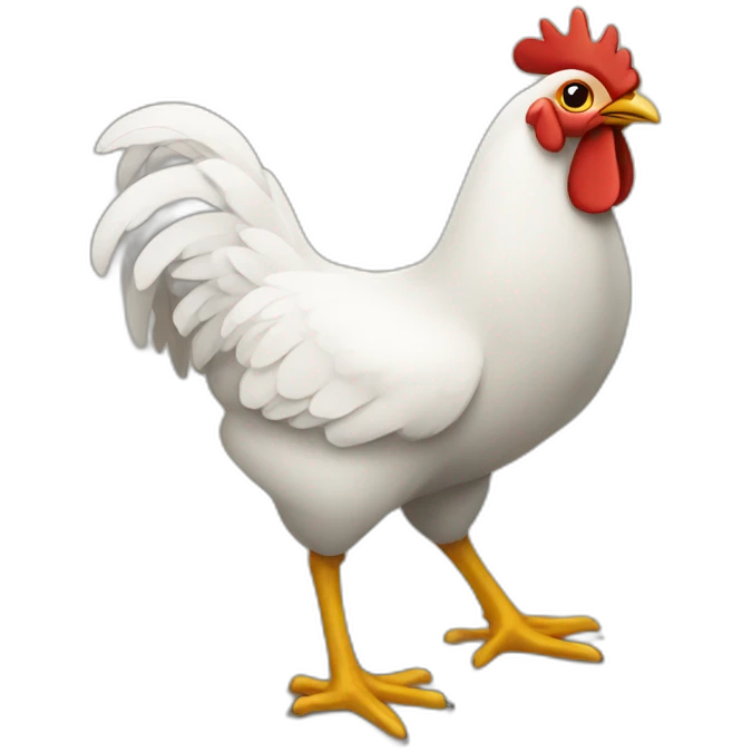 Pollo hablando emoji